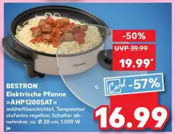 Kaufland BESTRON Elektrische Pfanne AHP1200SAT Angebot