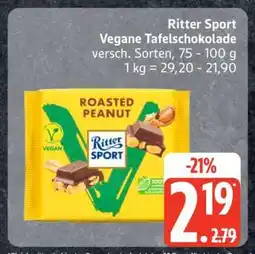 Edeka Ritter Sport Vegane Tafelschokolade Angebot