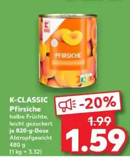 Kaufland K-CLASSIC Pfirsiche Angebot