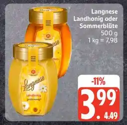 Edeka Langnese Landhonig oder Sommerblüte Angebot