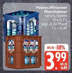 Edeka Magnus, Wittenseer Mineralwasser Angebot