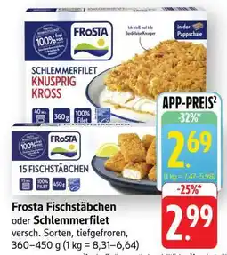Edeka Frosta Fischstäbchen oder Schlemmerfilet Angebot