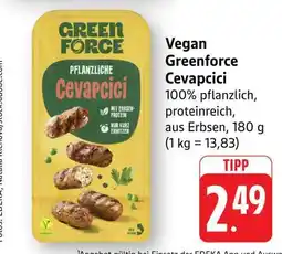 Edeka Vegan Greenforce Cevapcici Angebot