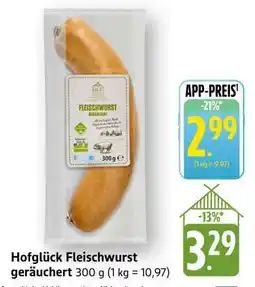 Edeka Hofglück Fleischwurst geräuchert Angebot