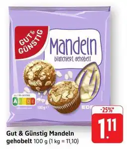 Edeka Gut & Günstig Mandeln gehobelt Angebot