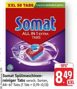 Edeka Somat Spülmaschinenreiniger Tabs Angebot