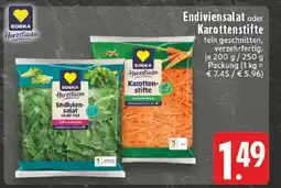 Edeka Endiviensalat oder Karottenstifte Angebot