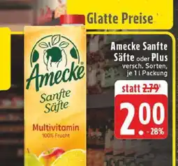 Edeka Amecke Sanfte Säfte oder Plus Angebot