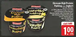 Edeka Ehrmann High Protein Pudding oder Joghurt Angebot