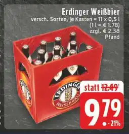 Edeka Erdinger Weißbier Angebot
