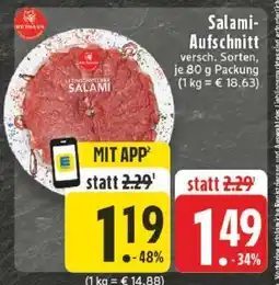 Edeka Salami Aufschnitt Angebot
