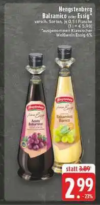 Edeka Hengstenberg Balsamico oder Essig Angebot