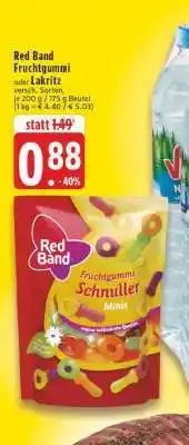 Edeka Red Band Fruchtgummi oder Lakritz Angebot