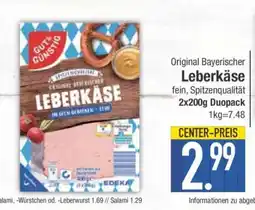 Edeka Original Bayerischer Leberkäse Angebot
