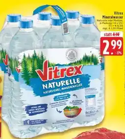 Edeka Vitrex Mineralwasser Angebot