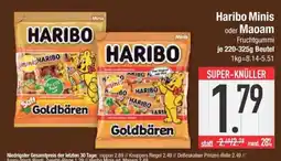 Edeka Haribo Minis oder Maoam Angebot