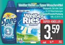 Edeka Weißer Riese oder Spee Waschmittel Angebot