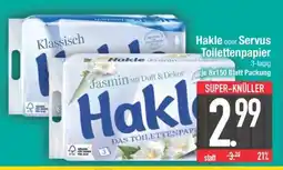 Edeka Hakle oder Servus Toilettenpapier Angebot