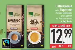 Edeka Caffè Crema oder Espresso Angebot