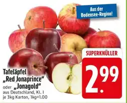 Edeka Tafeläpfel Red Jonaprince oder Jonagold Angebot