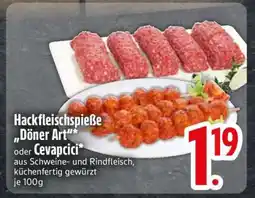 Edeka Hackfleischspieße „Döner Art“ oder Cevapcici Angebot