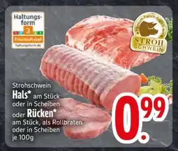 Edeka Strohschwein Hals oder Rücken Angebot