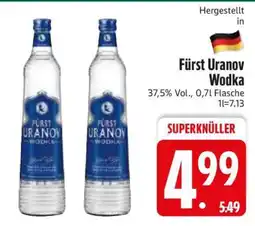 Edeka Fürst Uranov Wodka Angebot