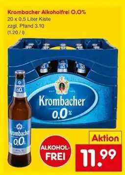 Netto Marken-Discount Krombacher Alkoholfrei 0,0% Angebot