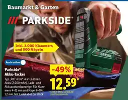 Lidl Parkside Akku-Tacker Angebot