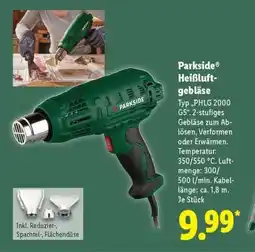 Lidl PARKSIDE Heißluftgebläse Angebot