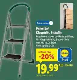 Lidl Parkside Klapptritt, 3-stufig Angebot
