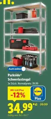 Lidl PARKSIDE Schwerlastregal Angebot