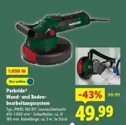 Lidl PARKSIDE Wand- und Bodenbearbeitungssystem Angebot