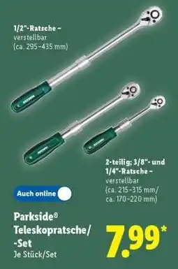 Lidl PARKSIDE Teleskopratsche/-Set Angebot