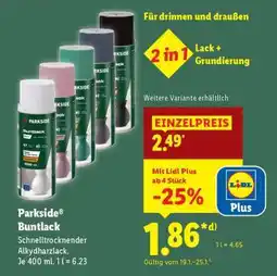 Lidl PARKSIDE Buntlack Angebot