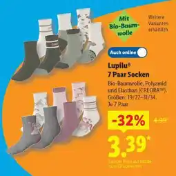 Lidl lupilu 7 Paar Socken Angebot