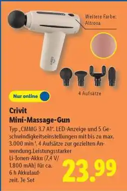 Lidl Crivit Mini-Massage-Gun Angebot