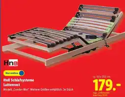 Lidl Hn8 Schlafsysteme Lattenrost Angebot