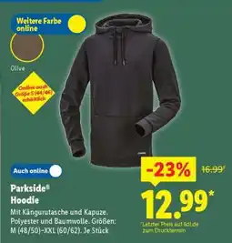 Lidl Parkside Hoodie Angebot