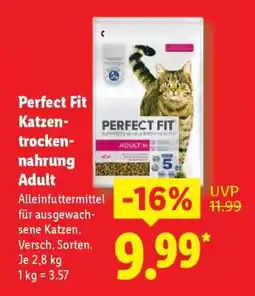 Lidl Perfect Fit Katzentrocken-nahrung Adult Angebot