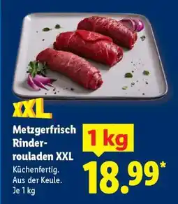 Lidl Metzgerfrisch Rinderrouladen XXL Angebot