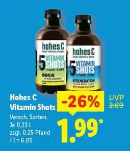 Lidl Hohes C Vitamin Shots Angebot