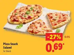 Lidl Pizza Snack Salami Angebot
