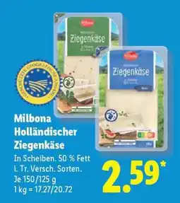 Lidl Milbona Holländischer Ziegenkäse Angebot