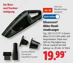 Lidl SILVERCREST Akku-Handstaubsauger Angebot