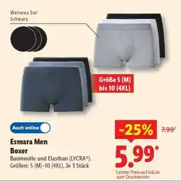 Lidl Esmara Men Boxer Angebot