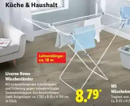 Lidl LIVARNO home Wäscheständer Angebot
