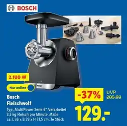 Lidl Bosch Fleischwolf Angebot
