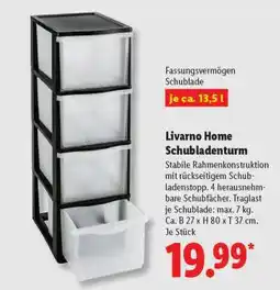 Lidl LIVARNO home Schubladenturm Angebot