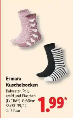 Lidl Esmara Kuschelsocken Angebot